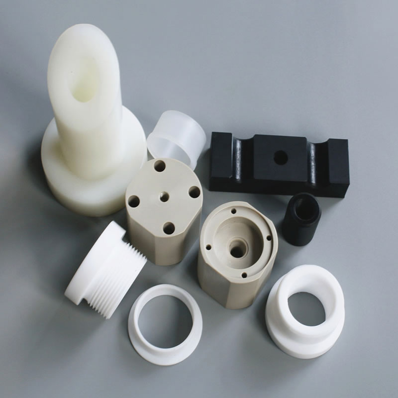 ප්ලාස්ටික් යන්ත්රෝපකරණ කොටස් PTFE, PEEK, PCTFE, TFM